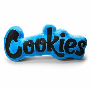 Authentic COOKIES SF Hypebeast Velour Plush Designer Logo Decorative Pillow Deco